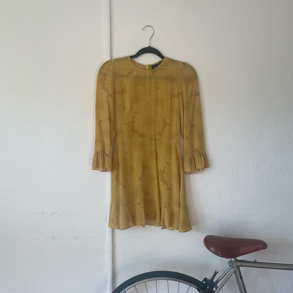 Realisation Par’s The Maryjane Dress in Yellow Sunflower Print